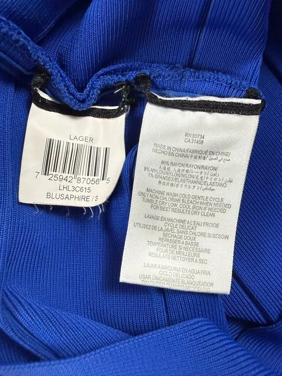 BCBGMaxAzria Royal Blue Bandage Bodycon Pencil Skirt Women’s Size S - Picture 4 of 9